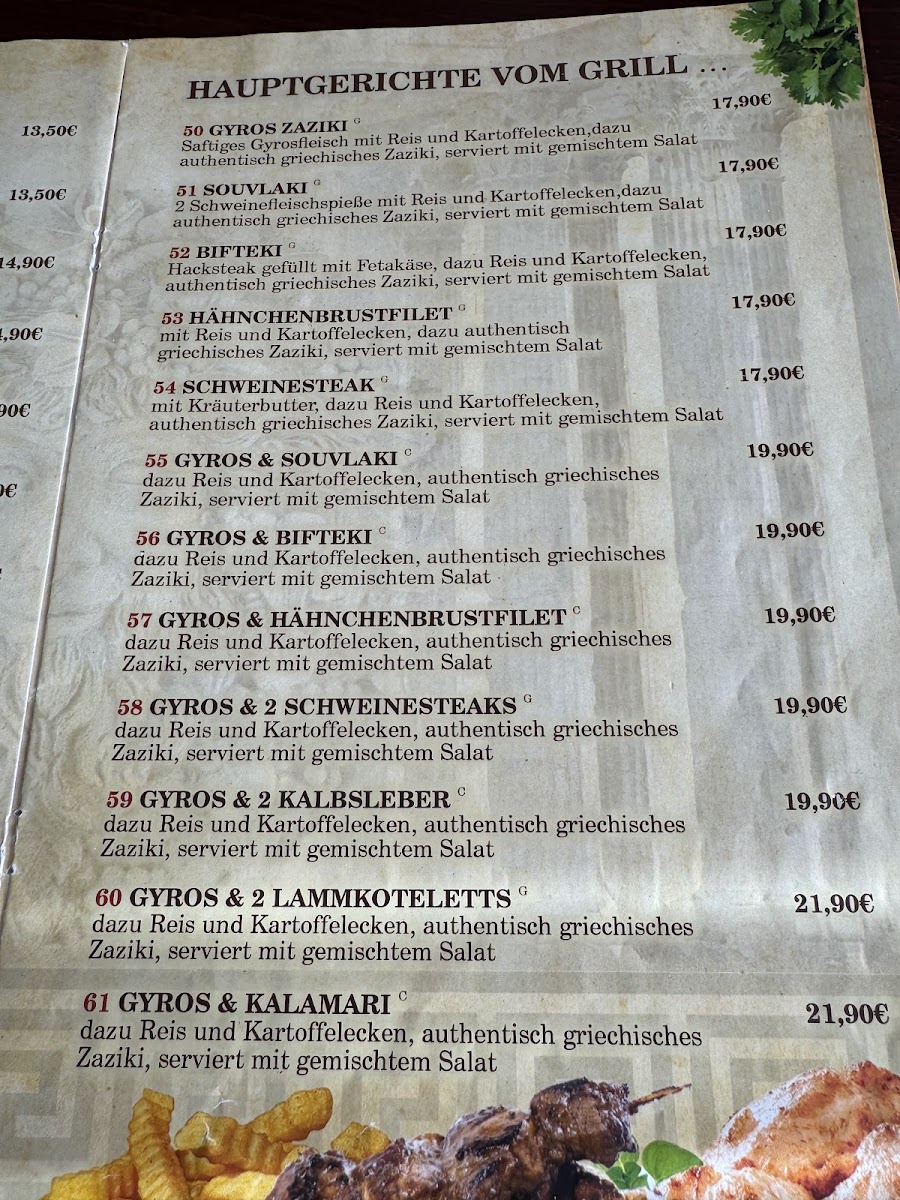 Menu Bacchus Griechisches Restaurant-1